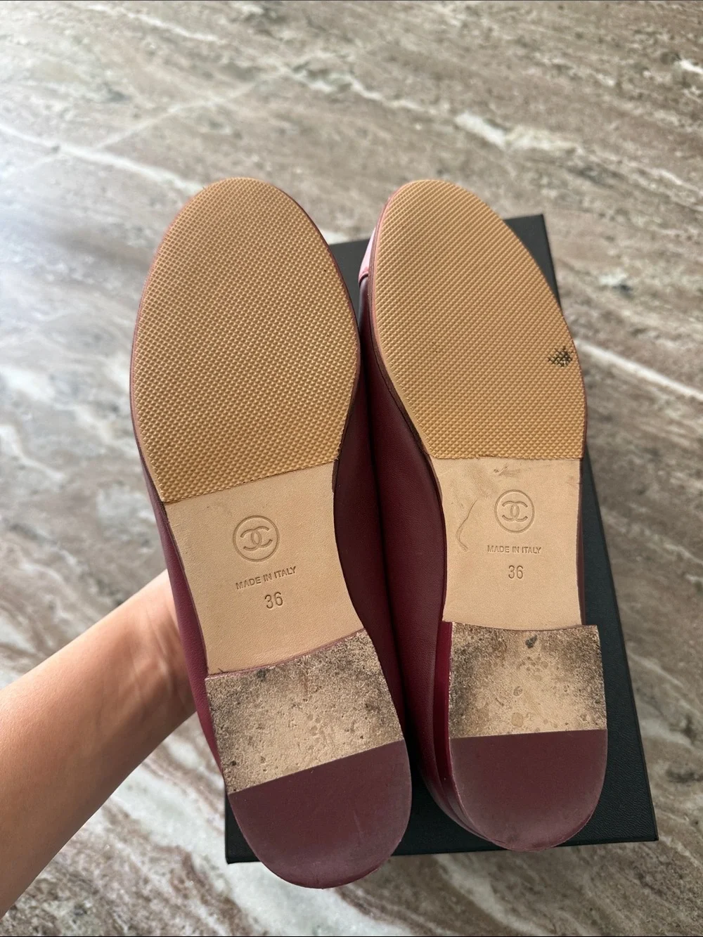 Chanel ballet flats 26S
